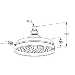 Bát sen tắm cổ điển 2751005