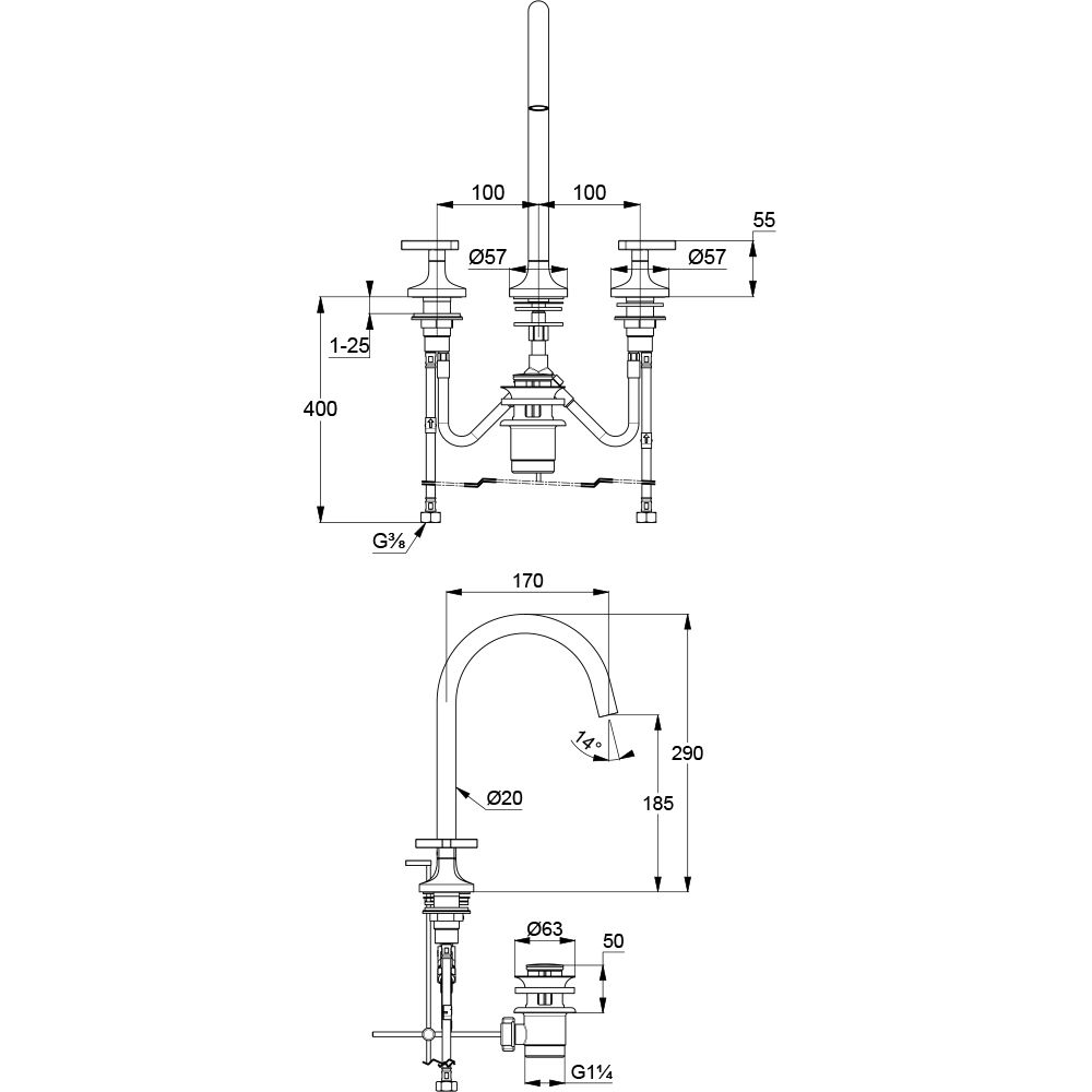 Vòi Kludi 201430539 Nova Fonte