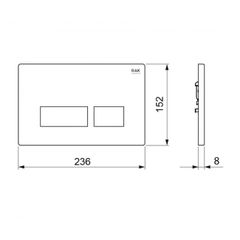 Mặt nạ xả nhấn FSRAKPPL006500