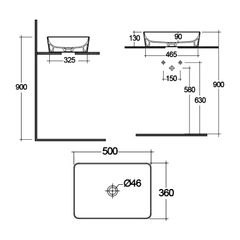 Chậu đặt bàn FEECT5000503A