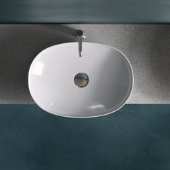Chậu đặt bàn VARDI25000AWHA không lỗ thoát tràn