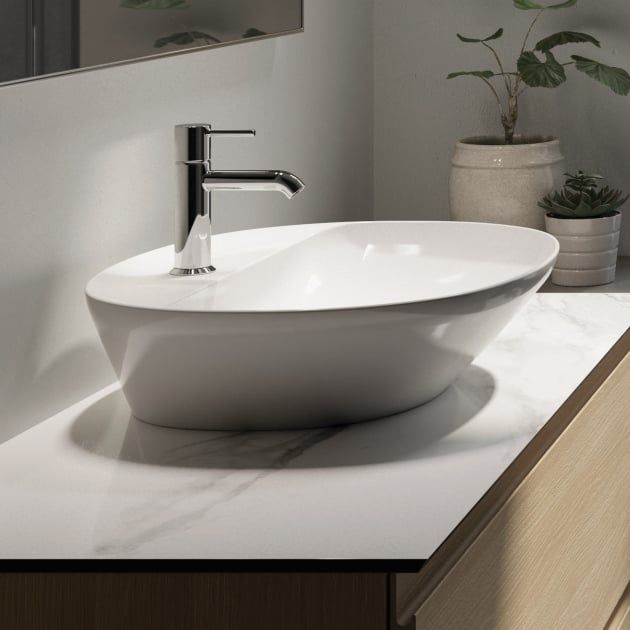 Chậu đặt bàn VARCT25001AWHA không lỗ thoát tràn