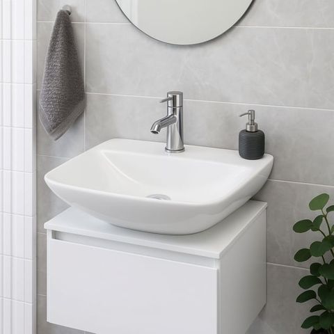 Chậu đặt bàn VARCT44201AWHA không lỗ thoát tràn