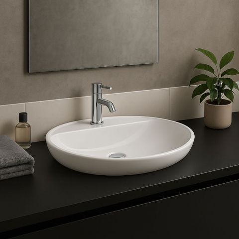 Chậu đặt bàn  VARDI25001AWHA không lỗ thoát tràn