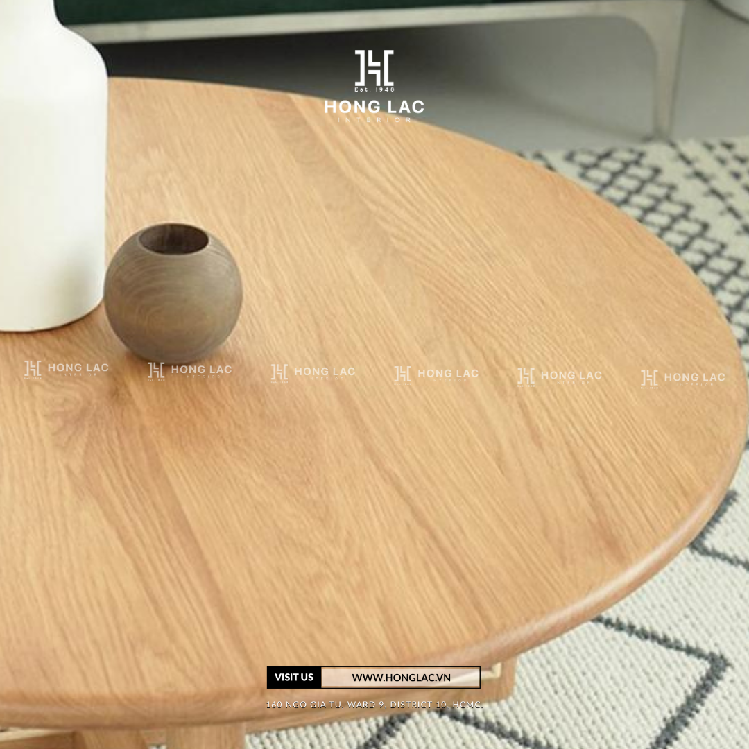 BÀN SOFA RAVI TRÒN -PHONG CÁCH JAPANDI, GỖ TỰ NHIÊN, CHUẨN GU HIỆN ĐẠI ...