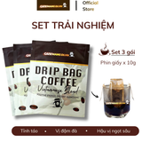  Set 3 Gói Cà Phê Phin Giấy (Drip Bag Coffee) - Vị cân bằng 