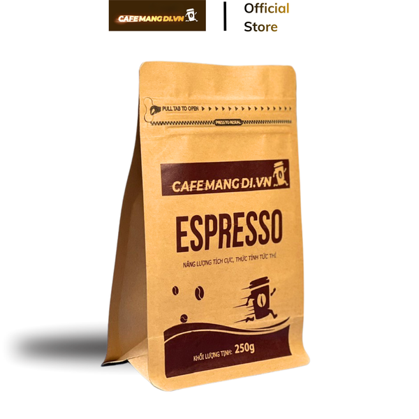 Cà Phê Hạt Espresso (Pha Máy) – Rang Mộc Nhiều Crema | Cafemangdi.vn