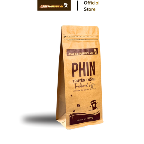 Cà Phê Bột Pha Phin Truyền Thống (Gói 1kg) – Giá Sỉ Cho Quán | Cafemangdi.vn