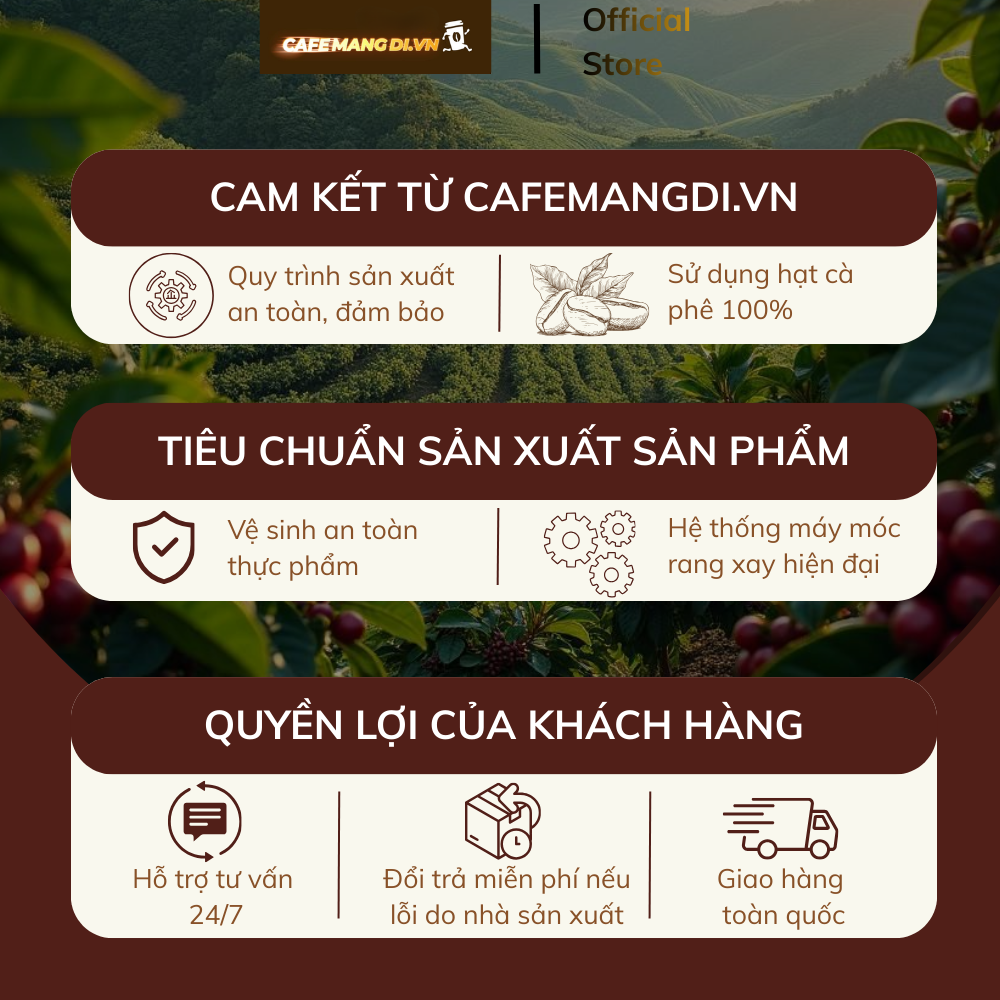  Set 3 Gói Cà Phê Phin Giấy (Drip Bag Coffee) - Vị cân bằng 