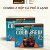 Combo 2 hộp Cà Phê Ủ Lạnh Cafemangdi.vn, hạt Arabica Cầu Đất Nguyên Chất - Vị Thanh, Hậu Ngọt
