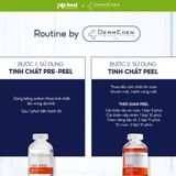  Liệu trình tinh chất peel da 2 bước DermEden Advanced Peel: Pre-Peel (trước thay da) & Peel (thay da) 