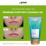  Sữa rửa mặt dạng gel Dermeden Purifying Cleansing Gel (150ml) - Da hỗn hợp/ Da dầu 