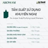  Dầu gội lỏng sạch sâu da đầu Aromase 5α Juniper Scalp Purifying Liquid Shampoo 80ml 
