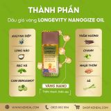  Dầu gió vàng Nanogize Longevity Essential Oil Deep Penetrating 21ml 