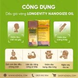  Dầu gió vàng Nanogize Longevity Essential Oil Deep Penetrating 21ml 