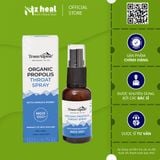 Xịt họng keo ong Organic Propolis Throat Spray with Manuka Honey MG550+ 