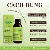 Harker Herbals Children's Ear Nose & Throat 150ml: Siro tai mũi họng cho bé 