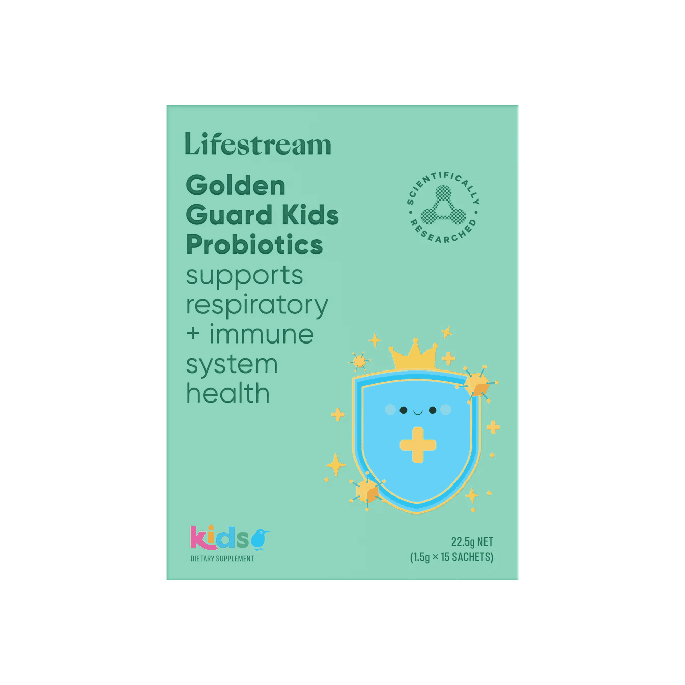 Men vi sinh cho bé Lifestream Golden Guard Kids (15 gói) 