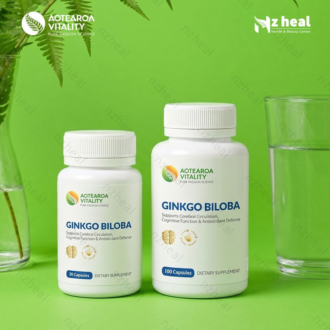  Viên bổ não, tăng trí nhớ Ginkgo Biloba Aotearoa Vitality (30 viên/ 100 viên) 