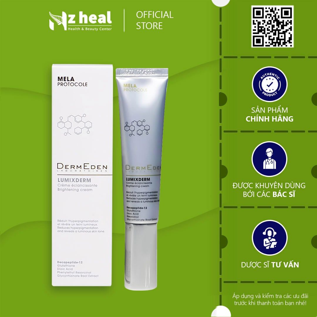  DermEden Lumixderm Brightening Cream 40ml: Kem dưỡng sáng da, giảm thâm nám 
