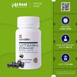  Viên uống bổ sung Vitamin D3 + K2 Xtend-Life 60 viên 