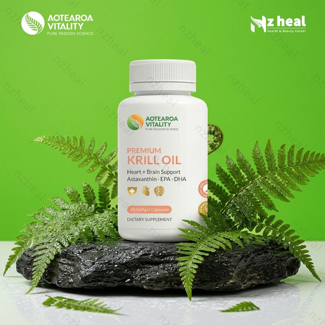  Dầu nhuyễn thể Omega 3 Aotearoa Vitality Premium Krill Oil 60 viên 