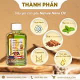  Dầu gió con gấu Nature Nano Oil 8ml - Mỹ 