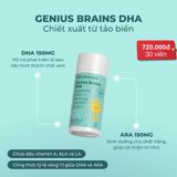  Viên uống DHA bổ não cho bé Lifestream Genius Brains DHA Kids (30 viên) 
