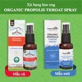  Xịt họng keo ong Organic Propolis Throat Spray with Manuka Honey MGO650+ 