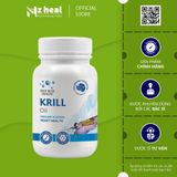  Viên uống dầu nhuyễn thể Deep Blue Health Krill Oil (60 viên) 