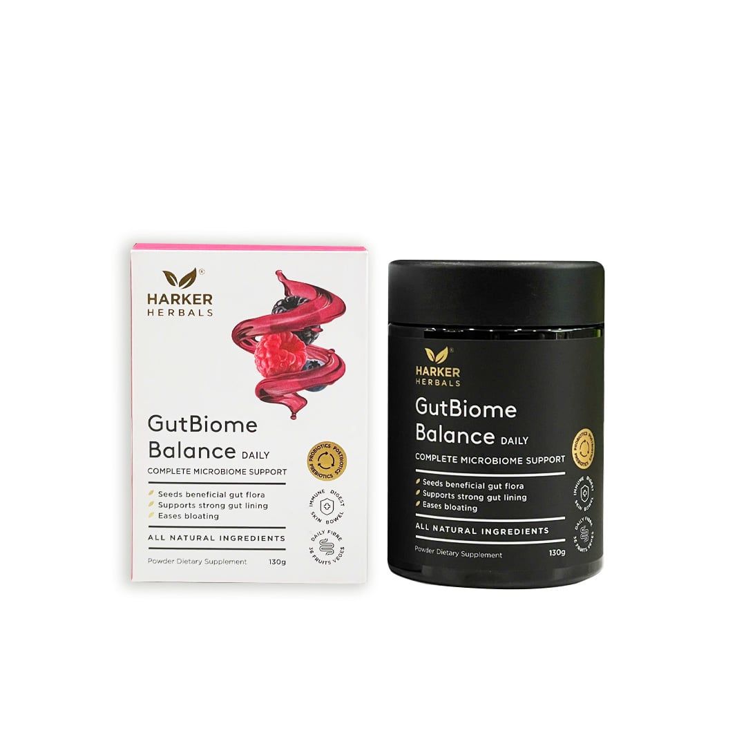  Men vi sinh cân bằng đường ruột Harker Herbals GutBiome Balance 130g 