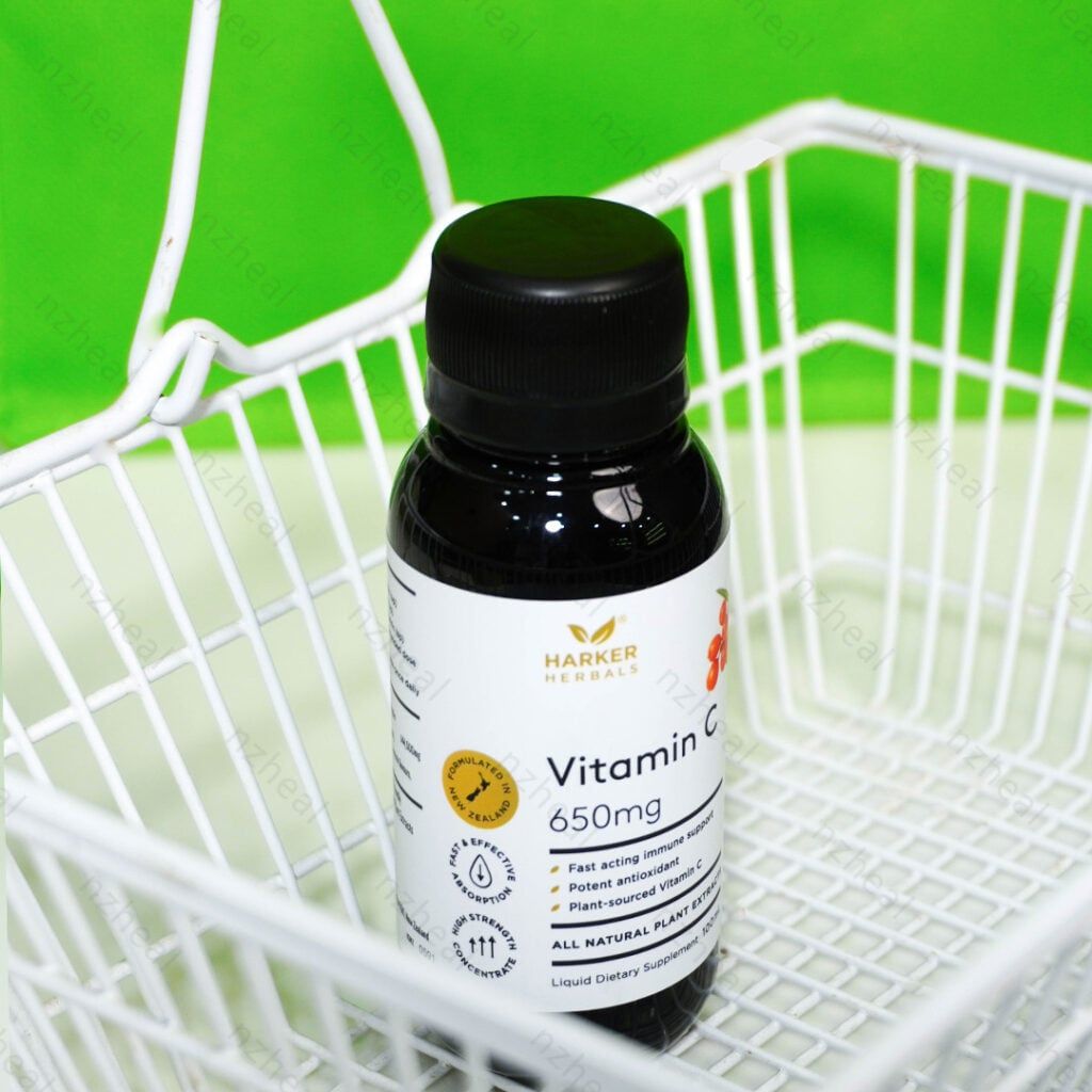  Siro Vitamin C tăng đề kháng Harker Herbals Vitamin C 650mg 100ml 