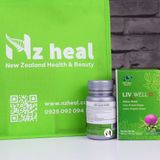  Set quà Tết Hạnh Phúc Trọn Vẹn: Tinh dầu cá Omega 3 + Siro Vitamin C Harker Herbals + Viên thải độc gan Liv Well + Kem dưỡng tay DermEden + Kem mắt DermEden 