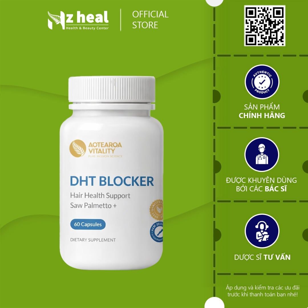  Viên uống mọc tóc DHT Blocker Aotearoa Vitality (60 viên) 