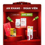  Set quà Tết An Khang Đoàn Viên: Viên Canxi Liquid Calcium + Dầu gió Nanogize + Kem đánh răng Comvita 