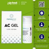  Gel trị mụn và hỗ trợ làm mờ thân Nanogize AC Gel BHA 2% (10ml/30ml) 