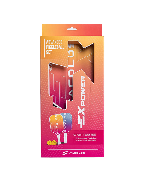 Bộ 2 vợt Pickleball Sport Series – ExPower White (14mm)