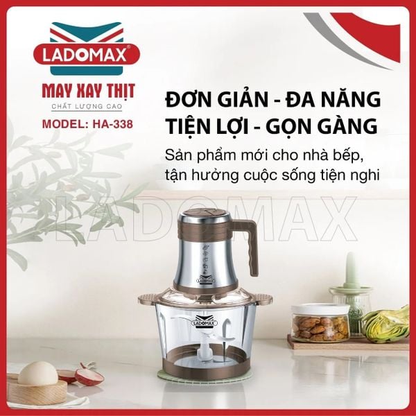 Máy xay thịt 2 Lít Ladomax HA-338