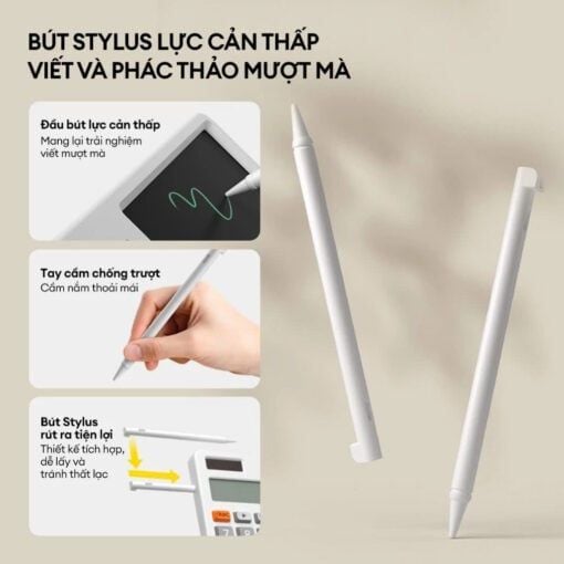 Máy tính kèm bảng viết Deerma JX01 đen NEW