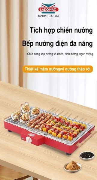 Bếp nướng điện Ladomax HA-1186