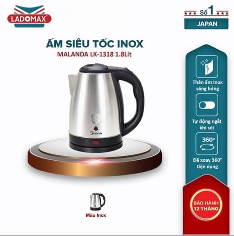 Bình đun siêu tốc Malanda LK-1318