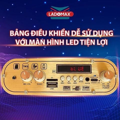 Loa Karaoke xách tay cao cấp Ladomax HA-6215