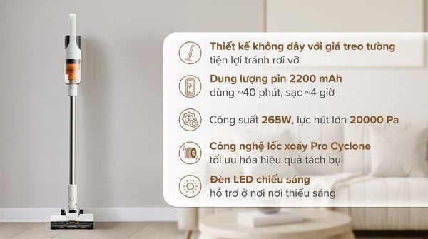 Máy hút bụi không dây Deerma VCAD11A