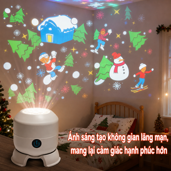 Đèn chiếu xoay 3D