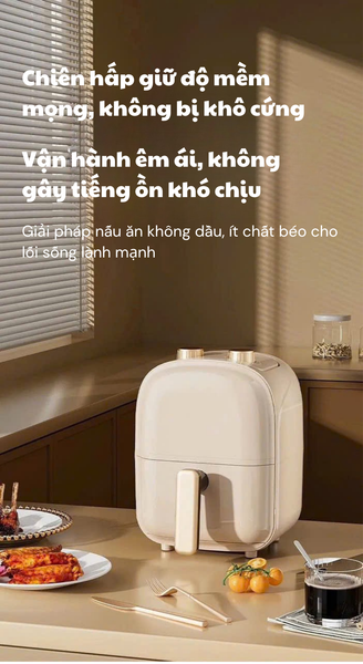 Nồi chiên không dầu mini PLJN-8001-DZ