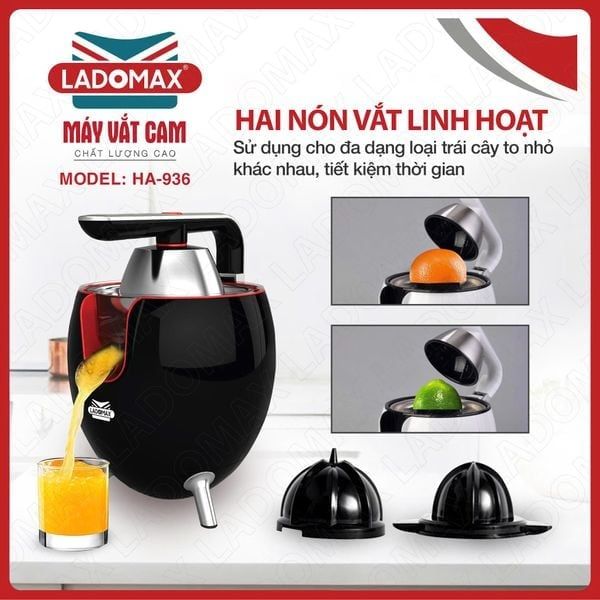 Máy vắt cam 1 đầu ép Ladomax HA-936