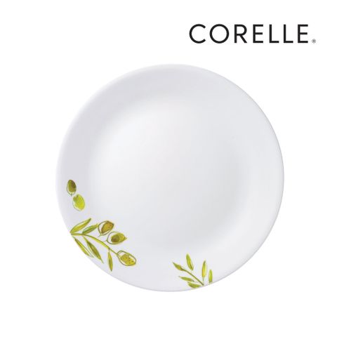 COMBO 4 CB4-110-OG-LP - Dĩa lớn thủy tinh Corelle 110-OG-LP, hoa văn Olive Garden, 26cm