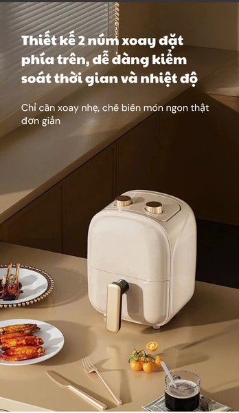 Nồi chiên không dầu mini PLJN-8001-DZ