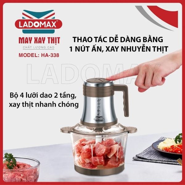 Máy xay thịt 2 Lít Ladomax HA-338