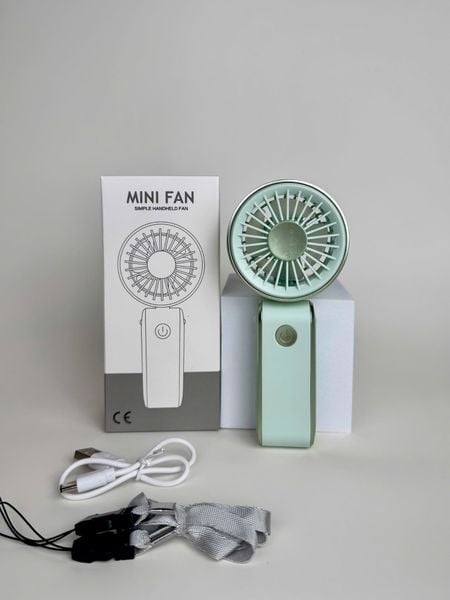 Quạt mini dùng pin sạc YM88265 - có dây đeo